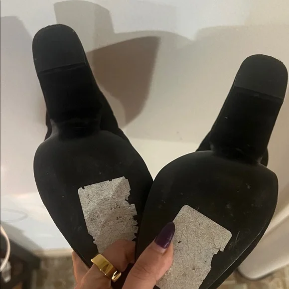 Ivanka Trump Black Ankle Boots - Picture 10 of 13